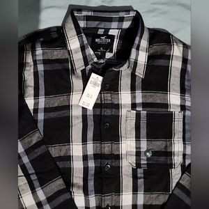 Holister California Flannel Button Up Size XL